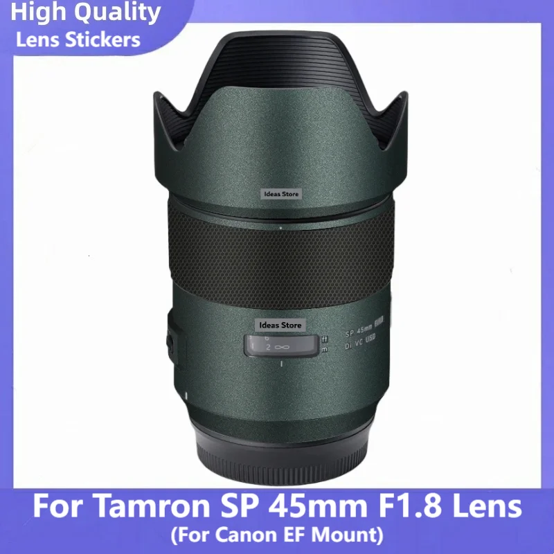 F013 Для Tamron SP 45 мм F1.8 Di VC USD Наклейка на объектив камеры Виниловая пленка Защитное покрытие 45 1,8 F/1,8 SP45 SP45MM