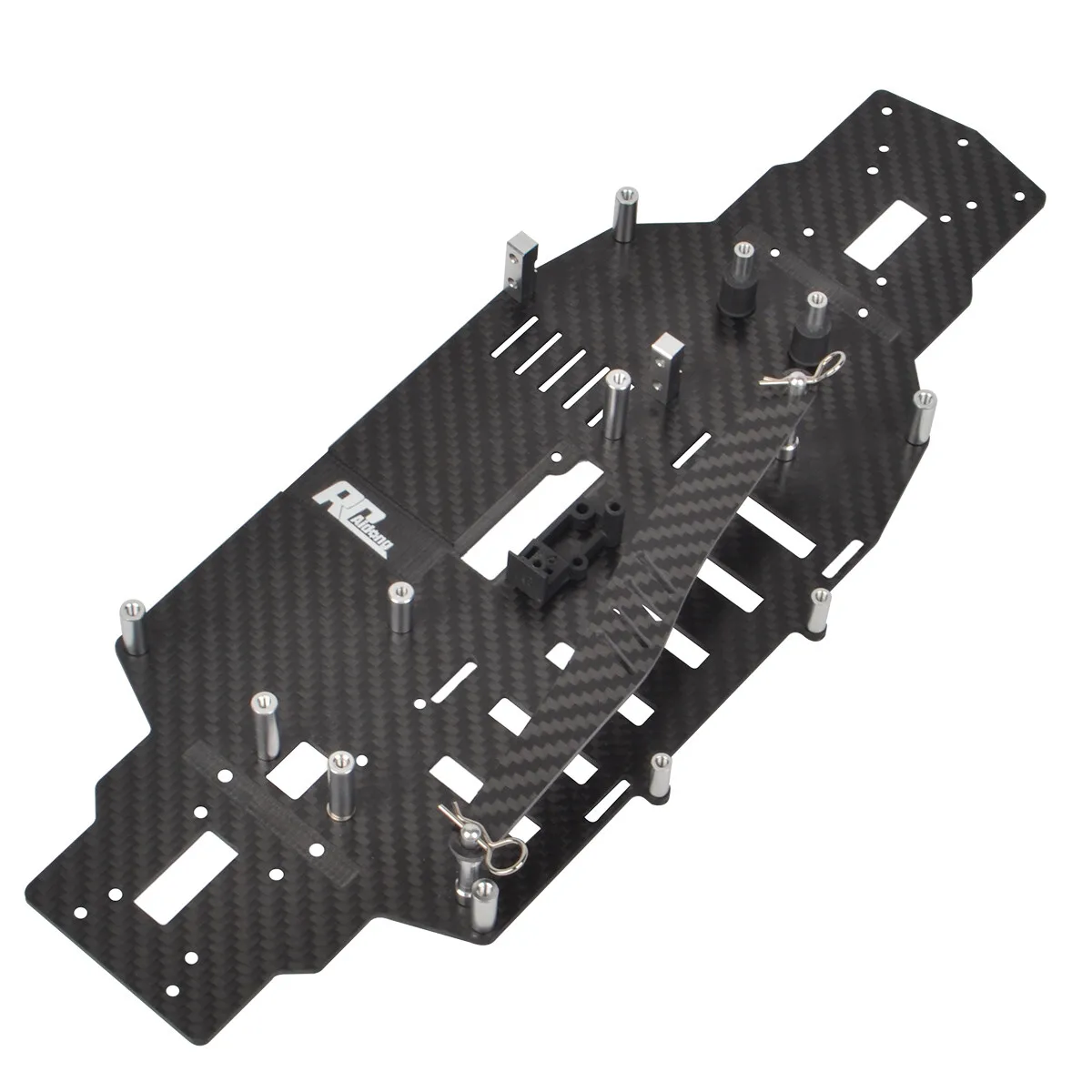 Carbon Fiber Lower Deck Chassis Frame Kit for Tamiya TA05 TA05R TA05IFS Upgrade Parts - view 4