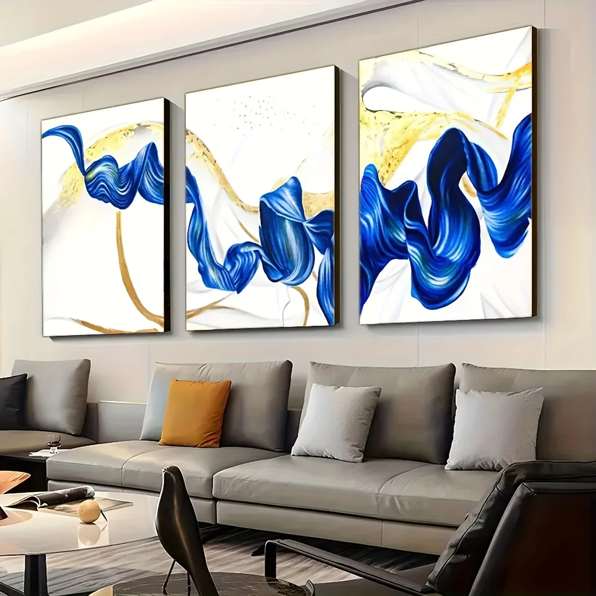 3pcs of canvas art combination, suitable for unique wall decoration in any environment, including abstract art, geometric art, m