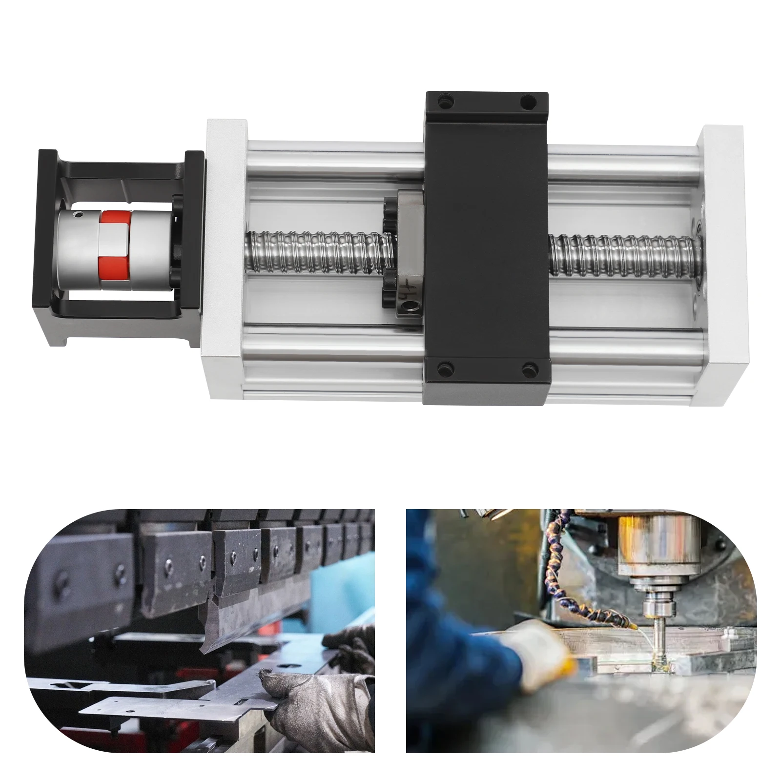 

Электрический линейный направляющий стол 100 мм, линейная направляющая для модификации оборудования с ЧПУ, 27*10*8 см