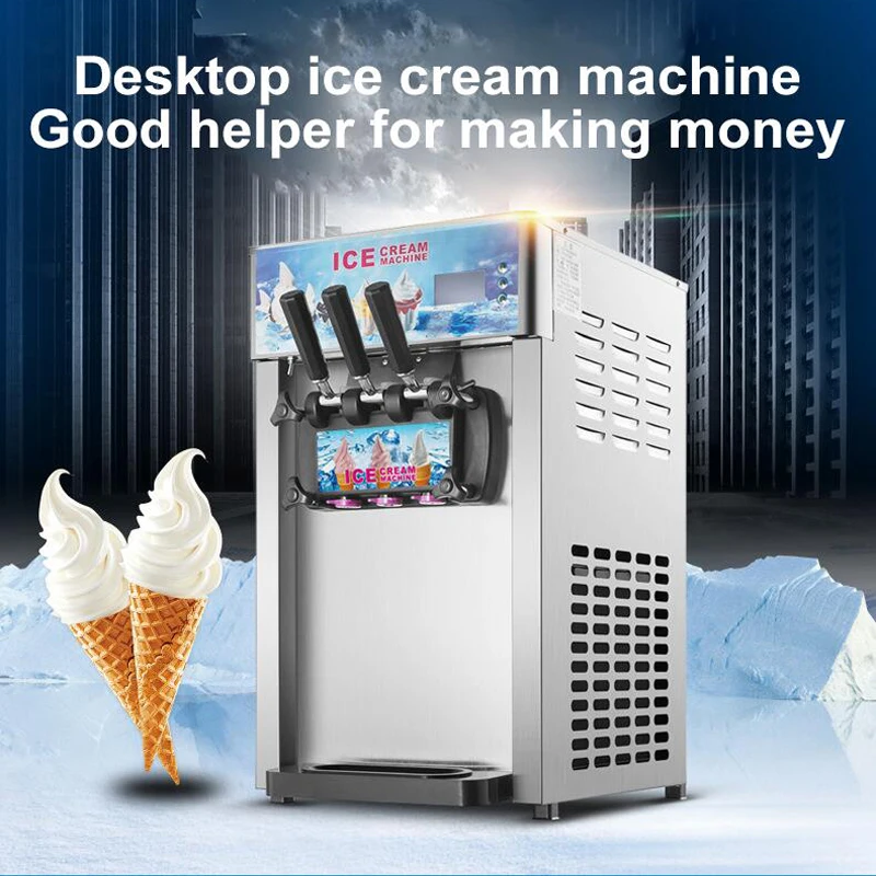 

Commercial Soft Serve Ice Cream Machine Electric Sweet Cone Ice Cream Makers 110V 220V