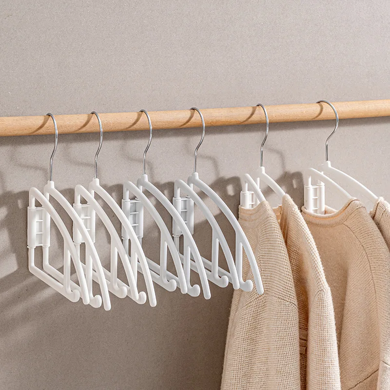 5pcs Foldableable Portable Clothes Hanger Travel Portable Clothes Hanging Rack Multi-functional Storage Home Business Trip