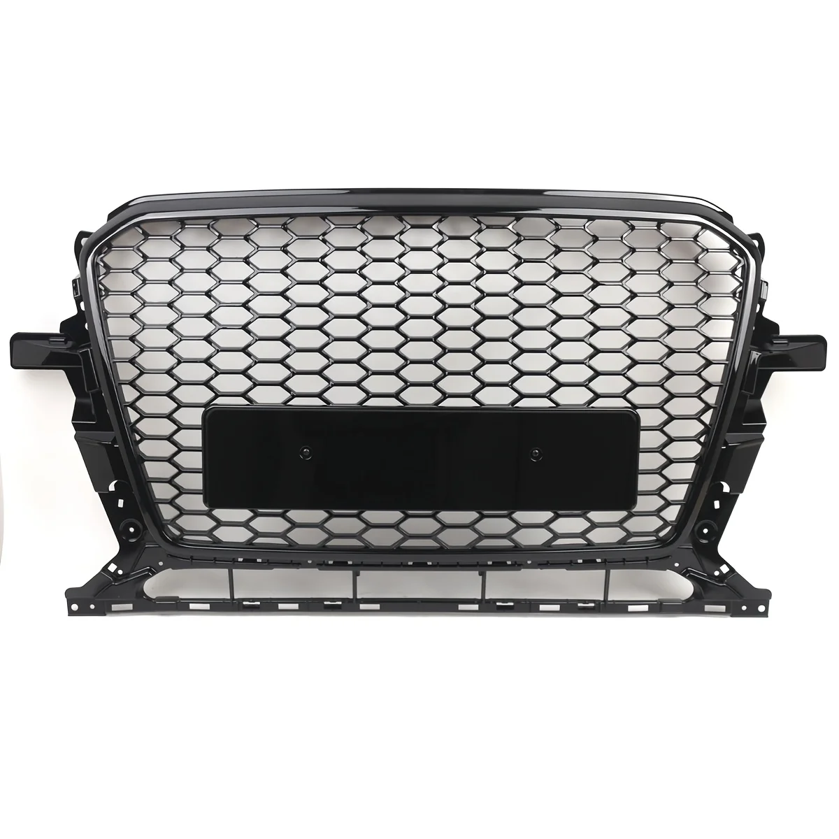 Gloss Black Front Bumper Honeycomb Grille Mesh Grill 8R0853651AC For Audi Q5 Facelift 2013-2016 Europe/US Version