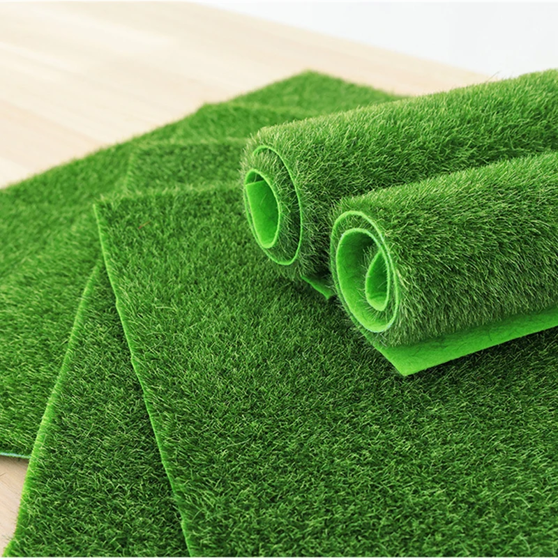 Simulasi Rumput Rumput Buatan Simulasi Lumut Berbondong-bondong Rumput Lumut DIY Dekoratif Rumput Vinil Rumput Tanaman Simulasi