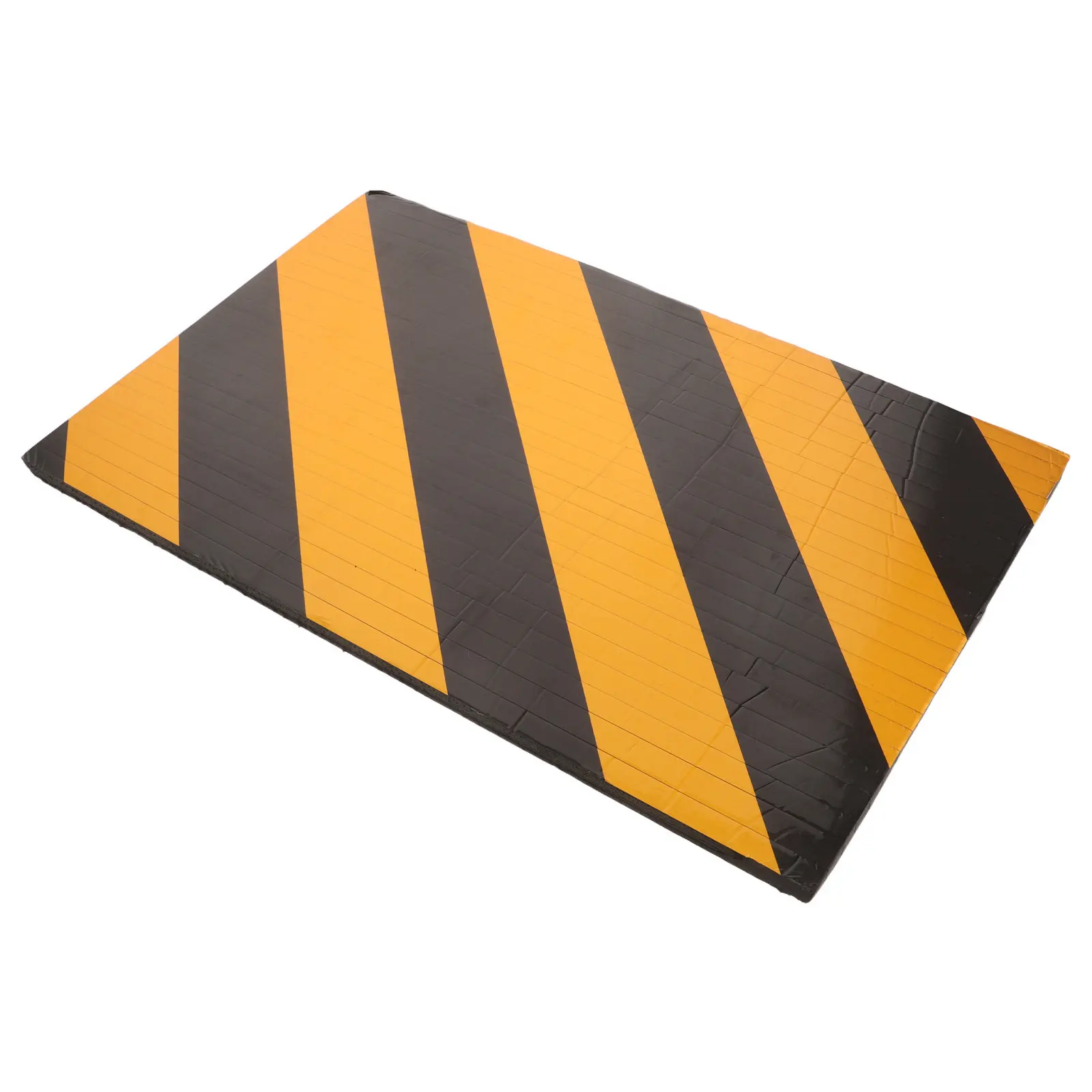 Garage Wall Protector Reflective Foam Corner Guard Black Yellow High Elastic Self Adhesive Warning Strip Parking Lot Anti