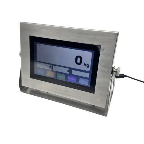 Digitale Gewichtsanzeige aus Edelstahl mit Touchscreen-Kraftsensor und Wägezelle für Waage