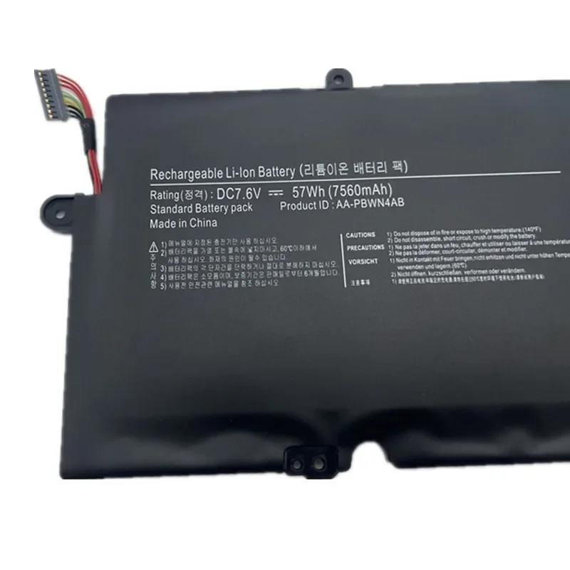 Para AA-PBWN4AB 7,6 V 57Wh batería reemplazable para ordenador portátil Samsung 540U4E NP540U4 NP540U4E 530U4E NP530U4 NP530U4E NT530U4 NT530U4E