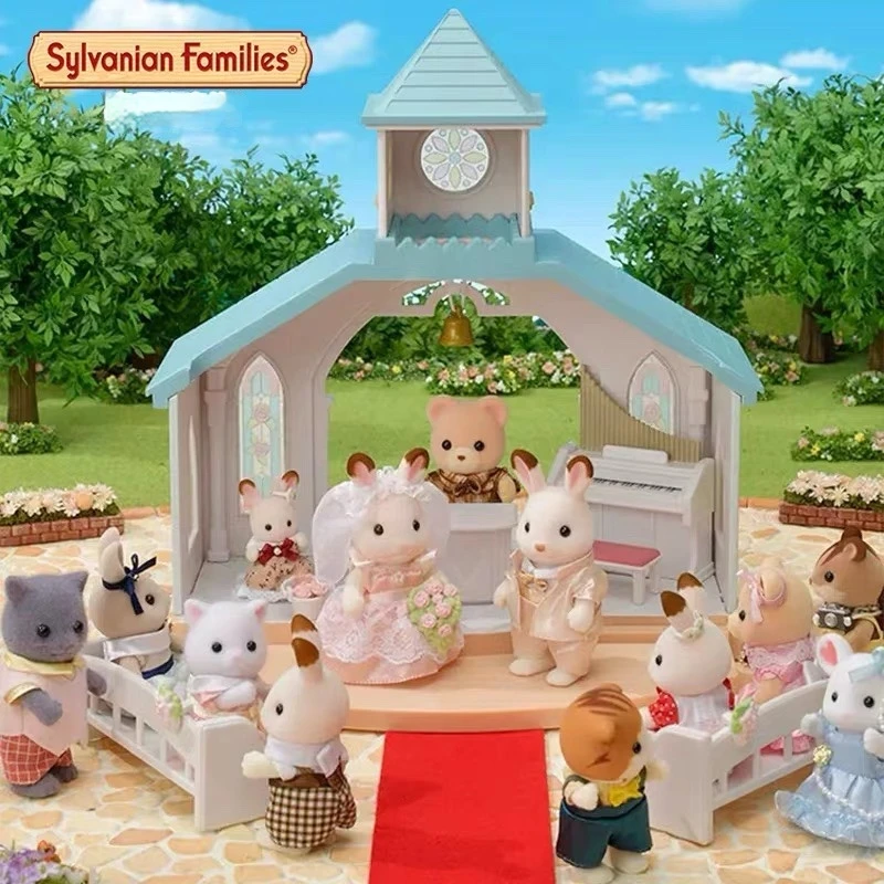 Authentieke Sylvanian Families Anime Karakter Simulatie Speelhuisje Speelgoed Kamer Decoratie Speelgoed Kerstcadeau