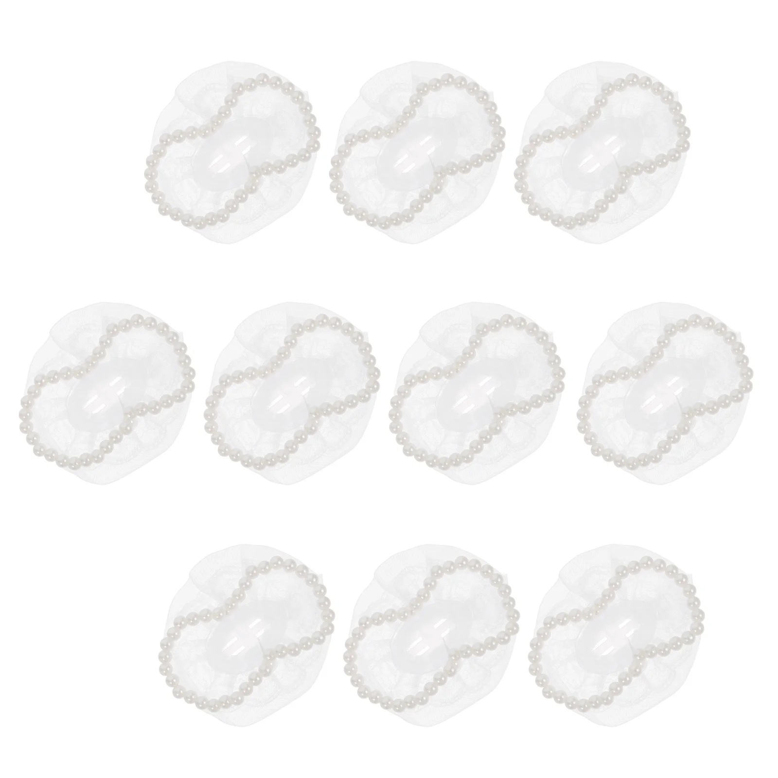 

10Pcs Wedding Wristlet Base Bead Decorated Elastic Wristbands DIY Corsage Bridal Bracelet Bridesmaid DIY Wristband Supplies