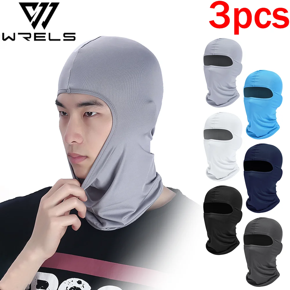3-teilige Balaclava-Gesichtsmaske, atmungsaktiv, winddicht, staubdicht, taktische Gesichtsbedeckung, Vollgesichts-Sonnenschutz, UV-Schutz, Angel- und Wandermaske