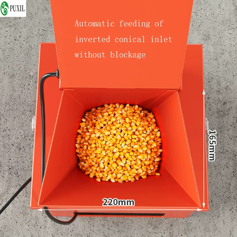 

Mini household electric flour mill: spice/grain/herb grinder, 220V, replaceable filter screen, used for making corn flour and ch