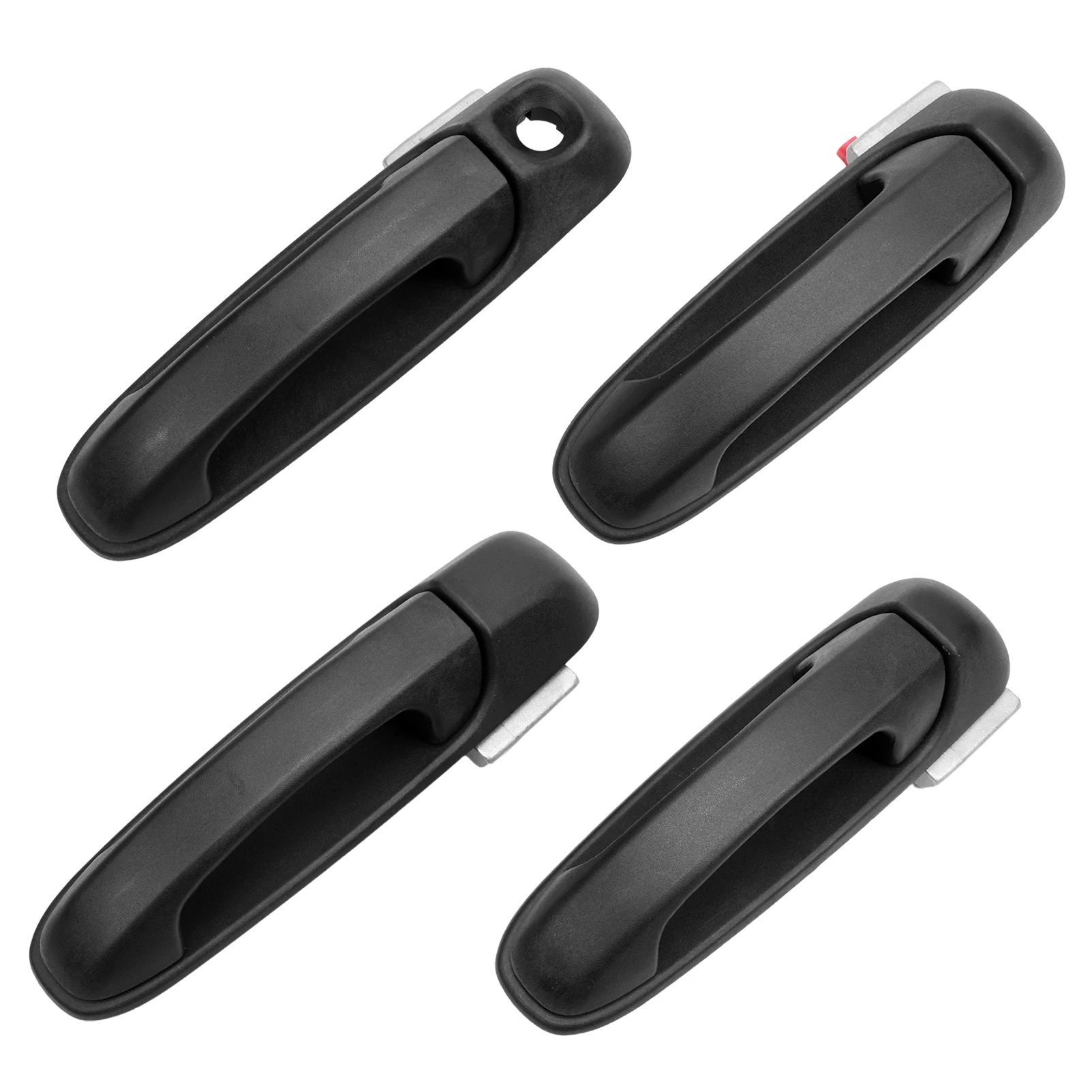 4 x Exterior Door Handle For 2002-2008 Ram 1500 2500 3500 2005-2011 Dakota Outer Front Rear Left Driver and Right Passanger Side