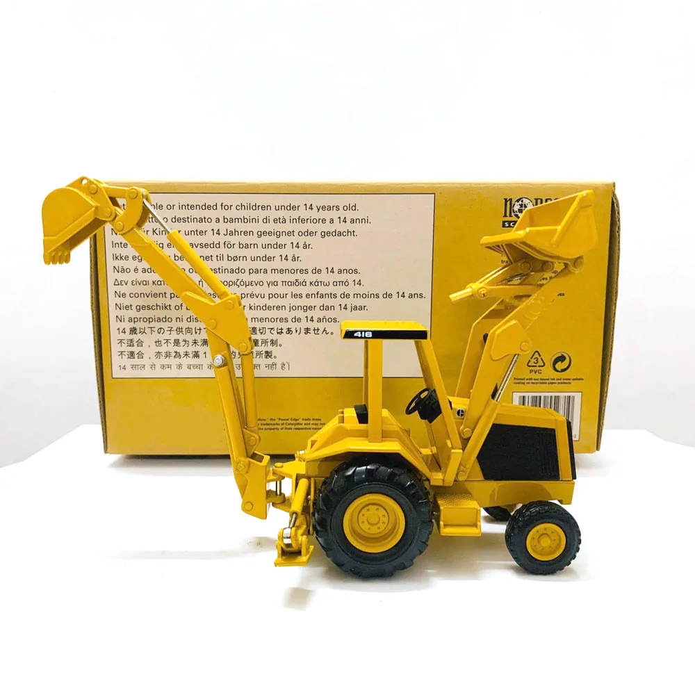 

2 Color 1:32 416 Backhoe Loader Muddy Version Boy toy birthday gift scene decoration engineering vehicle collection model 55271