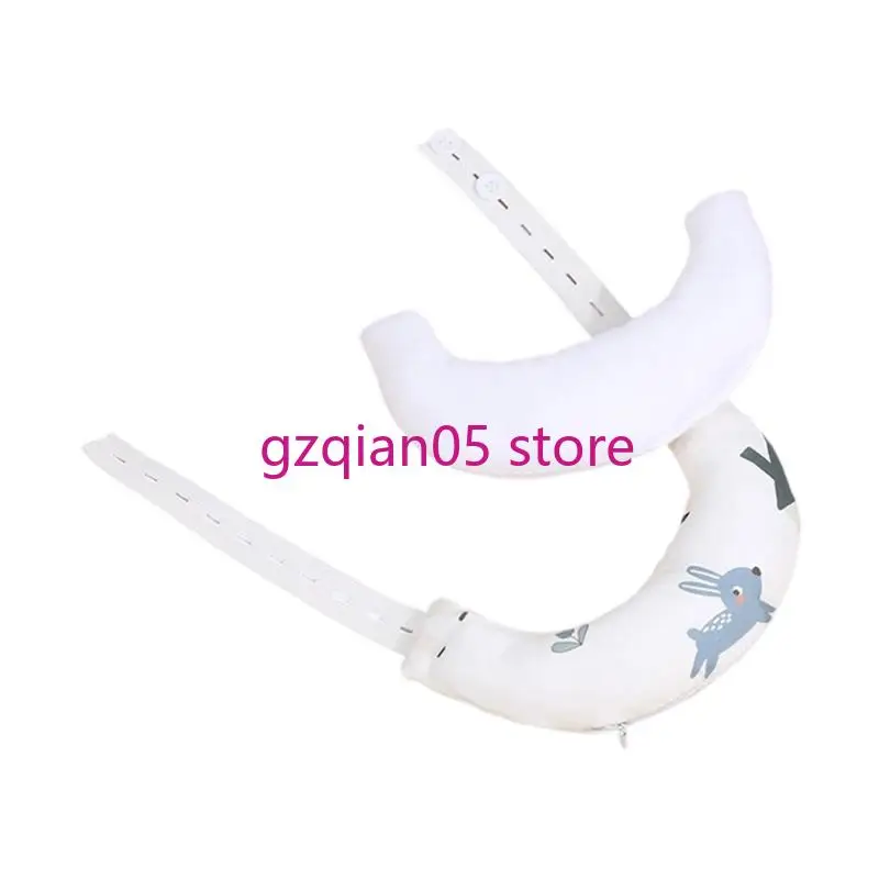 وسادة نوم مريحة للأطفال من N7ME مع وسادة قطنية مريحة لدعم الرقبة مع غطاء قابل للإزالة لحديثي الولادة #5