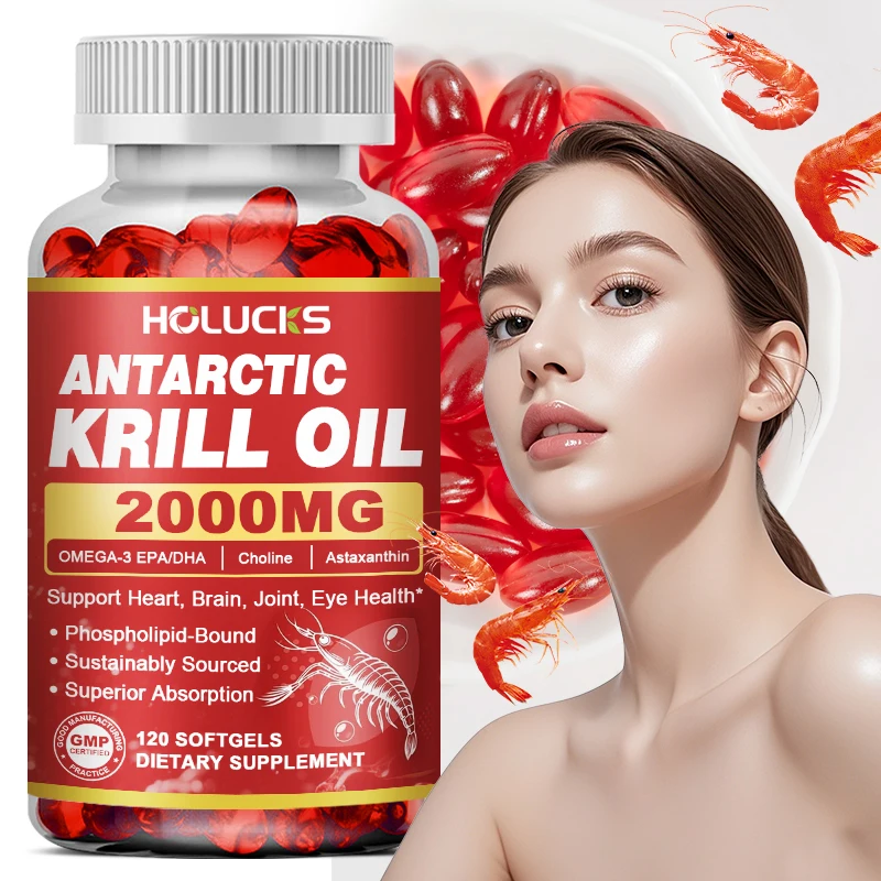 HOLUCKS Antarctic Krill Oil Su - Krill Oil Supplement ulasan dan harga