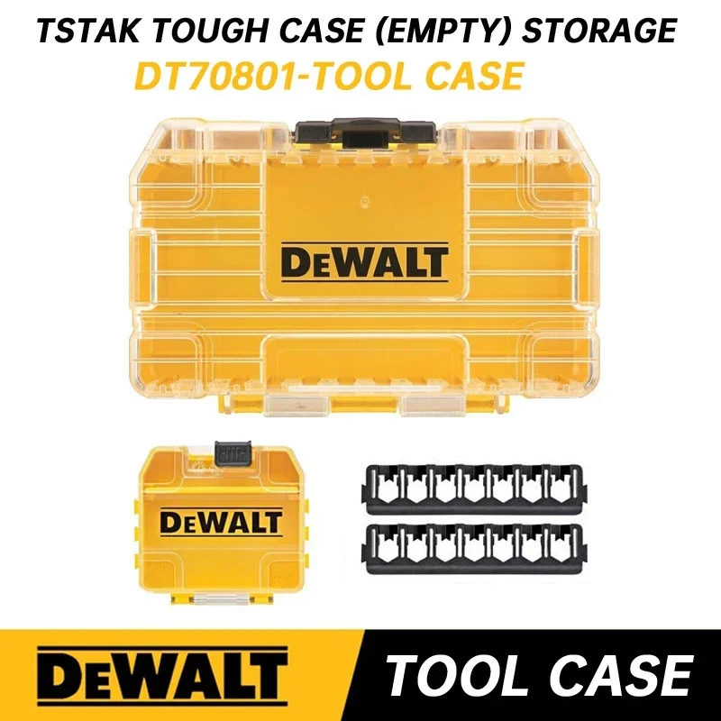 DEWALT TSTAK, жесткая подставка для хранения, аксессуары для электроинструментов, отвертка, бита, чехол DT70801, DT70801, DWAN2190, N542474