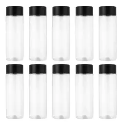 10pcs Food Containers With Lid Plastic Mini Childrens Childrens Kids Mini Childrens Water Bottle Transparent Coarse