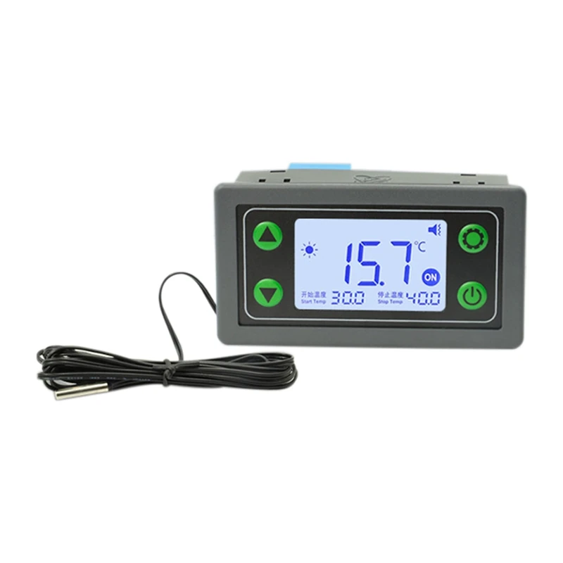 ST30 Thermostat Temperature Controller Digital Display Thermostat High Low Temperature Alarm Easy To Use