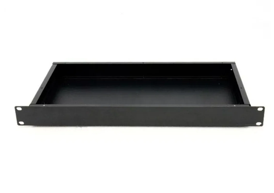 Rack Mount 1U 19 Inch Metal Plug-in Cabinet Standard & Custom Sheet Metal Shell Industrial Signal Control Equipment Housing