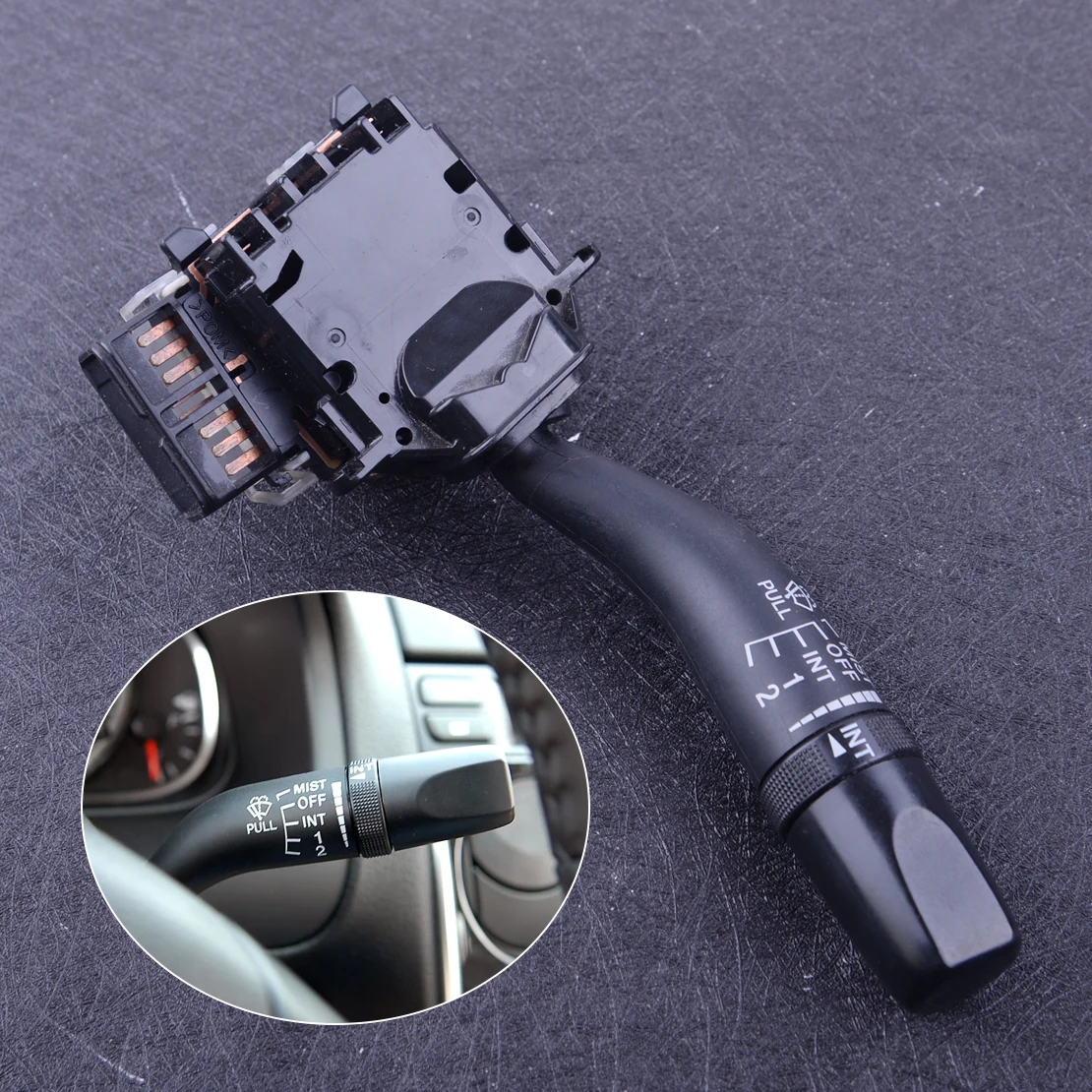 

CITALL New Car Right Windshield Wiper Steering Column Switch Stalk for Mazda 6 RX8 2004 2005 2006 2007 2008 CX-7 2007 2008 2009