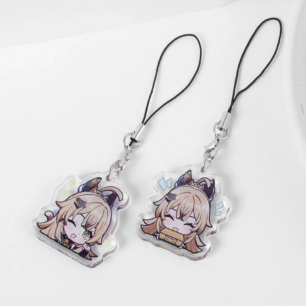 Anime Genshin Impact Kirara Game Cosplay Acrylic Key Chain Cute Q Edition Series Mezzanine  Ambitus Gift