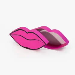 Red Lip Shaped Gift Box Chocolate Candies Small Presents Packaging Boxes