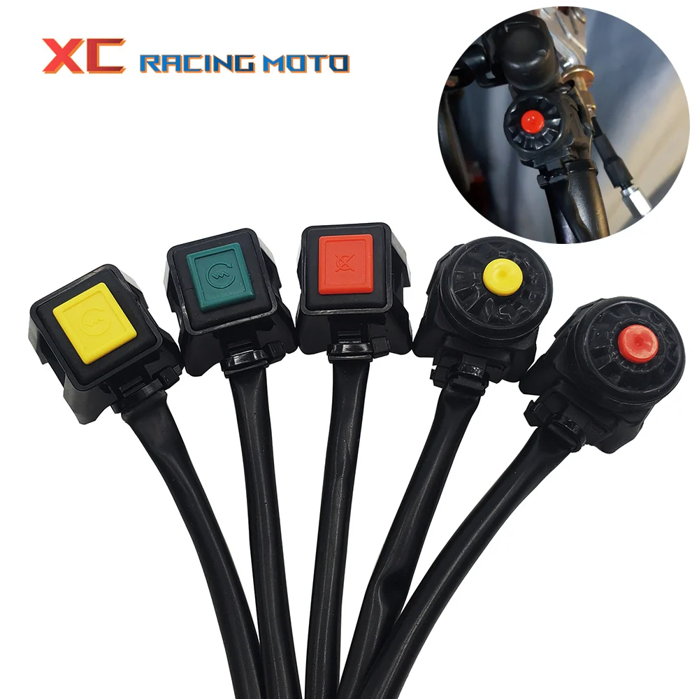 Neue Motorrad ATV Motorrad Power Zündung Start Schalter Taste 22mm Lenker Schalter Für Yamaha Honda Ktm Suzuki Kayo Universal