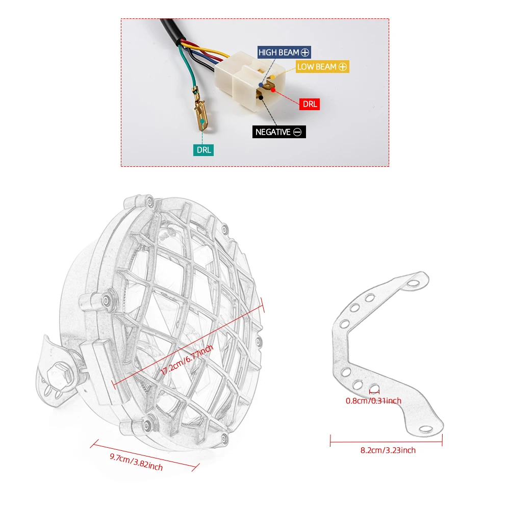 E-Bike Headlights Electric Bicycle Light Waterproof Bicycle Front Headlight Headlamp Motorcycle Turn Signal Lights DRL