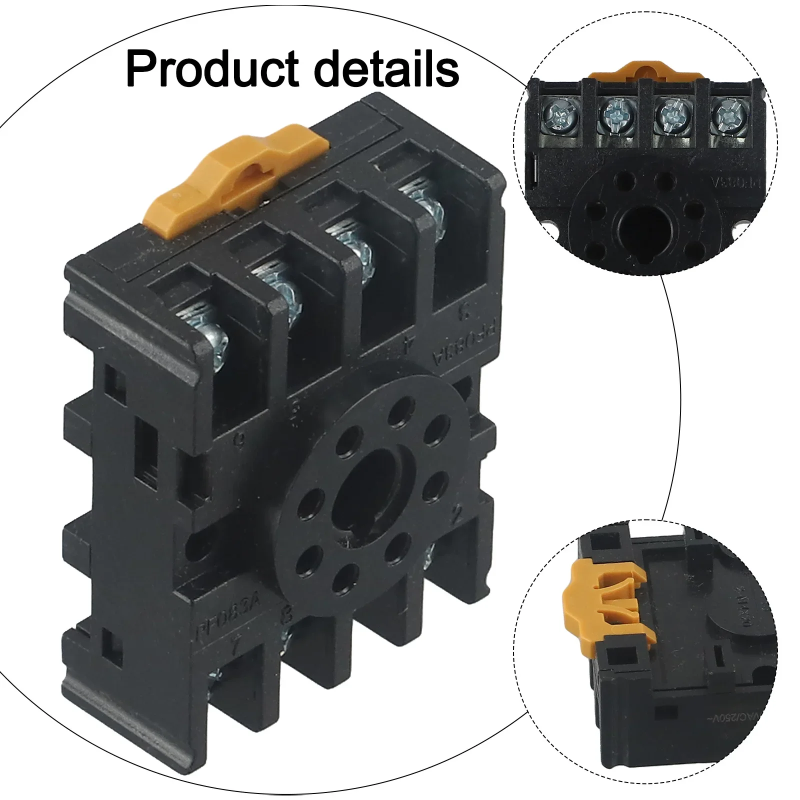 Timer Relay Socket Base PF083A 8pin PF113A 11pin For H3CR-A8 MK2P-I H3CR-A ST3P-2Z MK3P-I DH48S DH48J Series Relay Mounting