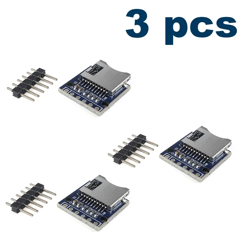 Micro-SD-Kartenlesermodul für Arduino ESP32 3,3 V SPI TF Speicher | Header NICHT gelötet (DIY)