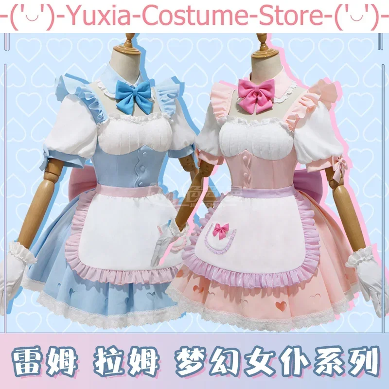 

Re:life In A Different World From Zero Ram Rem Maid Dress Cosplay Costume Cos Game Anime Party Uniform Hallowen Play Role