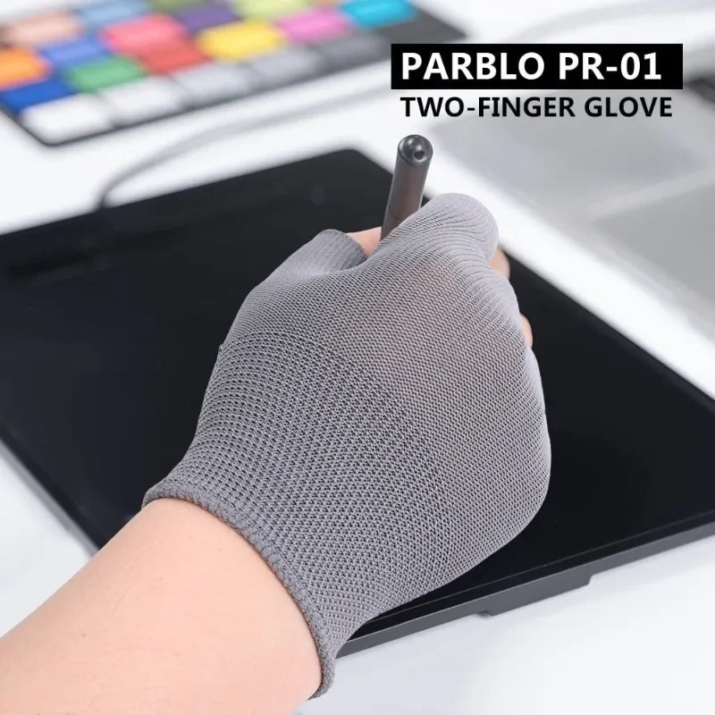 Non-slip Touchscreen Nylon Gloves Men Women Summer Outdoor Riding Sport Fitness Breathable Non-slip Sunscreen Half Finger Gloves image 3