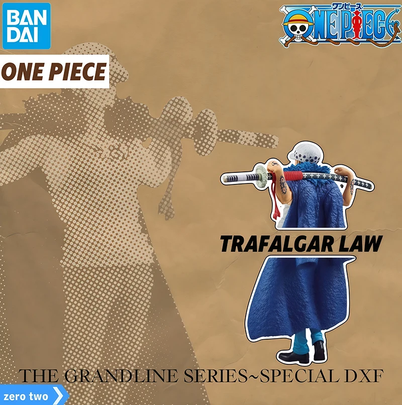 

В наличии Подлинная фигурка BANDAI NAMCO BANPRESTO ONE PIECE DXF THE GRANDLINE SERIES SPECIAL Trafalgar Law ПВХ, подарочная игрушка, модель куклы