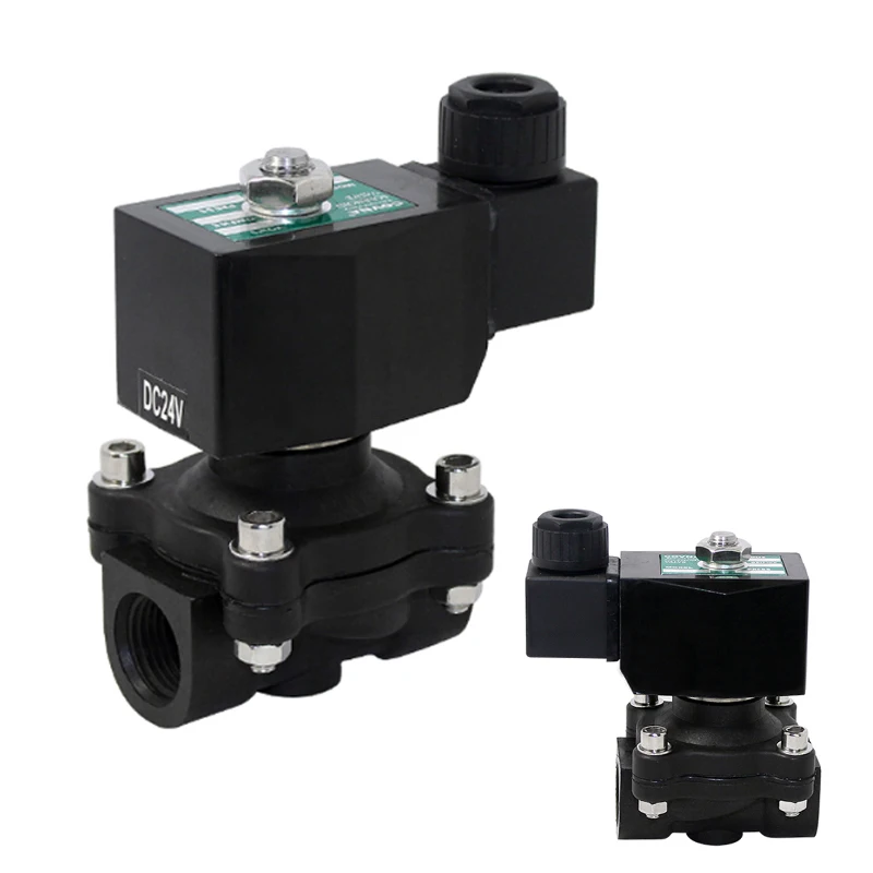 COVNA Low Price Plastic Flow Control Electric Water solenoid valve pp plastic