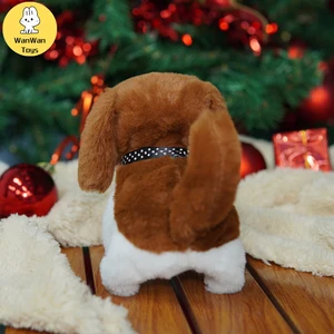 محاكاة جرو قطيفة كهربائية ، يمكن أن تمشي دمية ، المسترد الذهبي ، بيشون ، فريز دوج ، يمكن للأطفال النباح الجري والصخور أفضل 8 مبيعات قطيع Pinscher - رقم 1