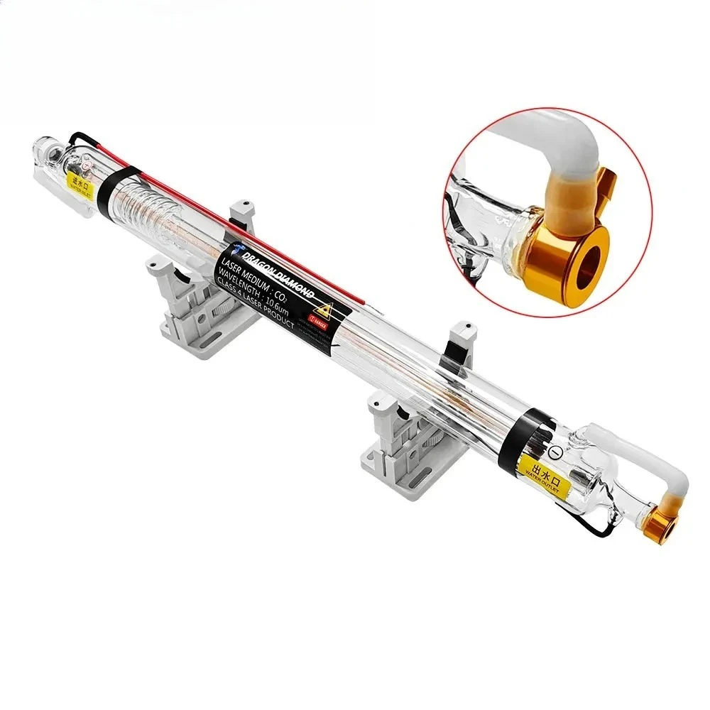 40W Co2 Laser Tube Length 700MM Glass Laser Lamp for Co2  Laser Engraving Cutting Machine K40 Series High Quality