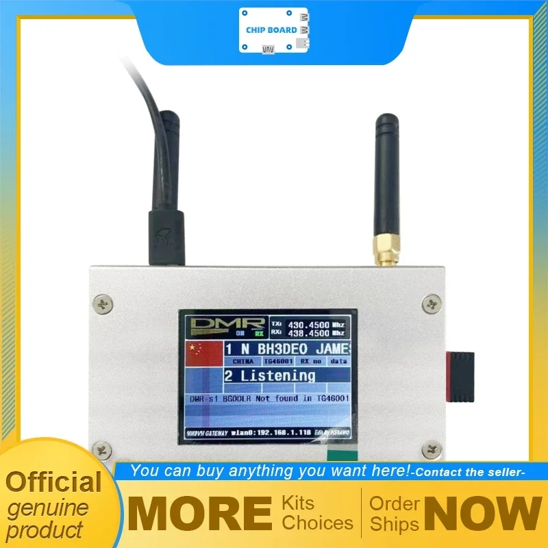 VoltSDuplex MMDVM Hotspot Aluminum Alloy Shell Color Display Supports C4FM DMR DSTAR P25