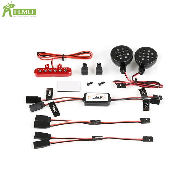 LED Brake Light Kit and Aluminum Mount Fit 1/5 Baja 5B SS 2.0 King Motor and Rovan Baja Buggies Include Tail Light Bracket