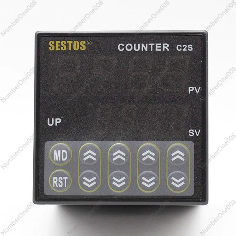 

Sestos Digital Preset Scale Counter Tact Switch Register 12-24V CE C2S-R-24 Counters Hight Qaulity Drop Shipping