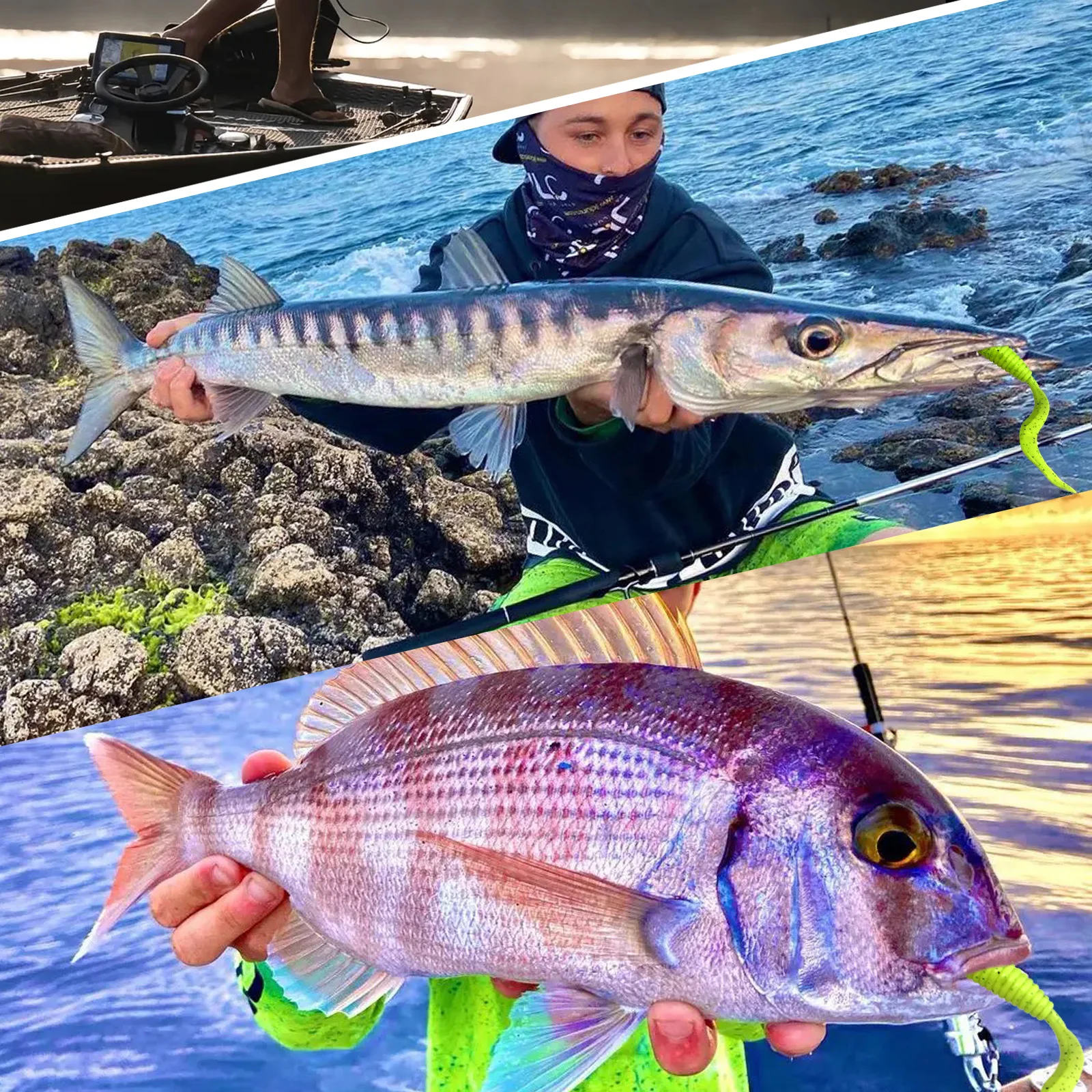 10 Stück/Set Lange Schwanzwürmer weiche Lockköder fischartige kunstliche Silikonköder für Barsch und Karpfen Leurre Fishing Lures lebensechte Angelköder flexible Lange Schwanzwürmer Lockköder 10 Stück/Packung – Detail 9
