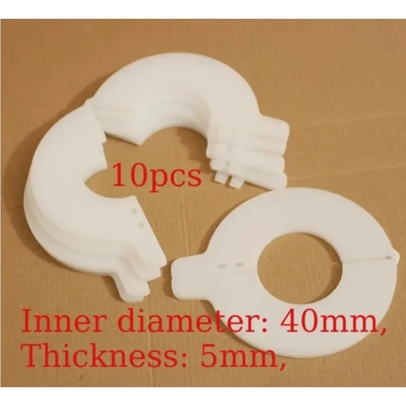 10pcs Bucket Pin Shim Kit 40mm for Excavator Skid Steer 5mm Thickness Detachable