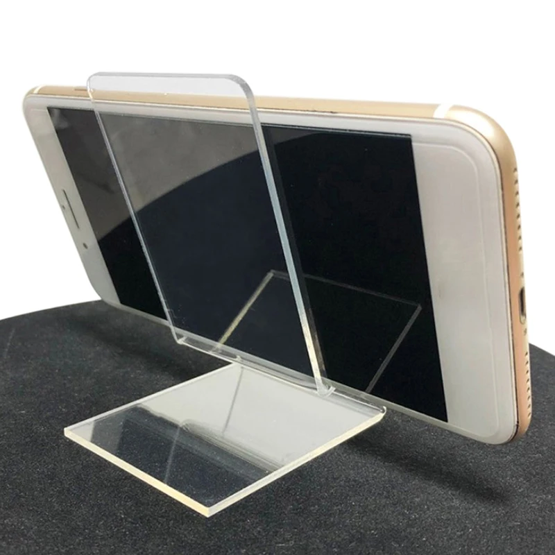 Acrylic Plastic Transparent Stand Shelf Window Counter Display Showcase For PSV Game Console Phone Holder Tablet Bracket Tray 1X