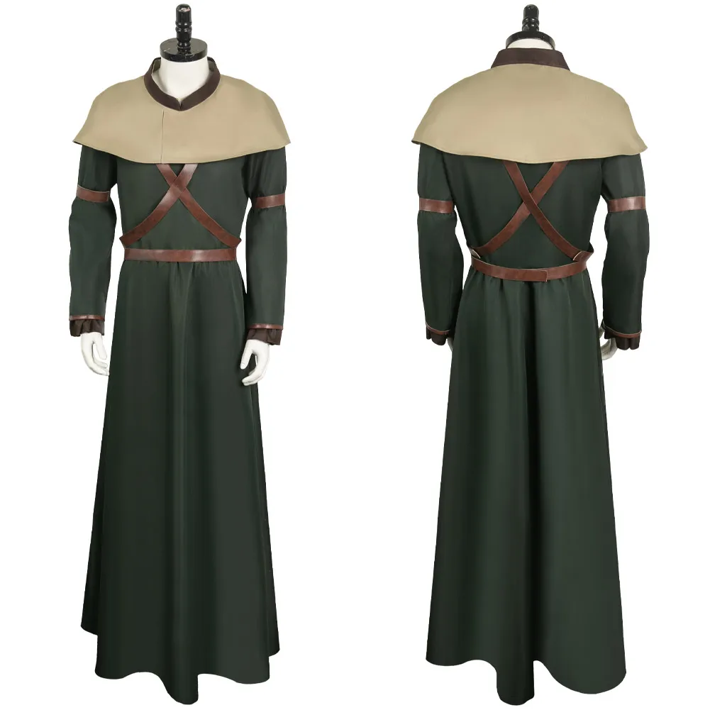 Dragon Cos Dogma Mage Cosplay Fantasia Role Playing Game Costume Cloak Cape Outfits For Adult Women Men Halloween Carnival Suit