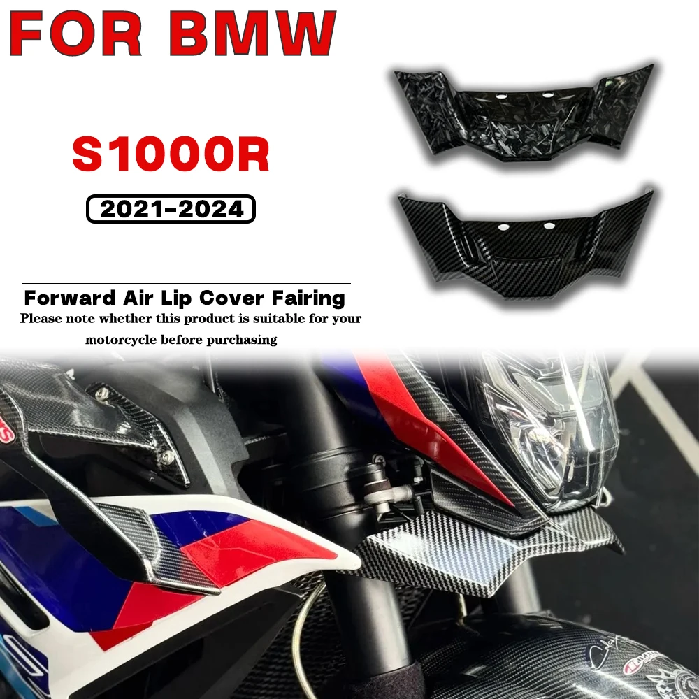 

For BMW S1000R 2021 2022 2023 2024 Motorcycle Extension Cover Spoiler Front Winglets Fairing Aerodynamic Wing Guard Cover