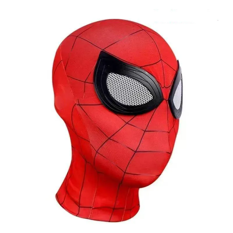 Movie Superhero Mask Costume Spider Lens Roleplay Hat Halloween Performance Mask Kid School Party Eye Mask Holiday Birthday Gift image 3