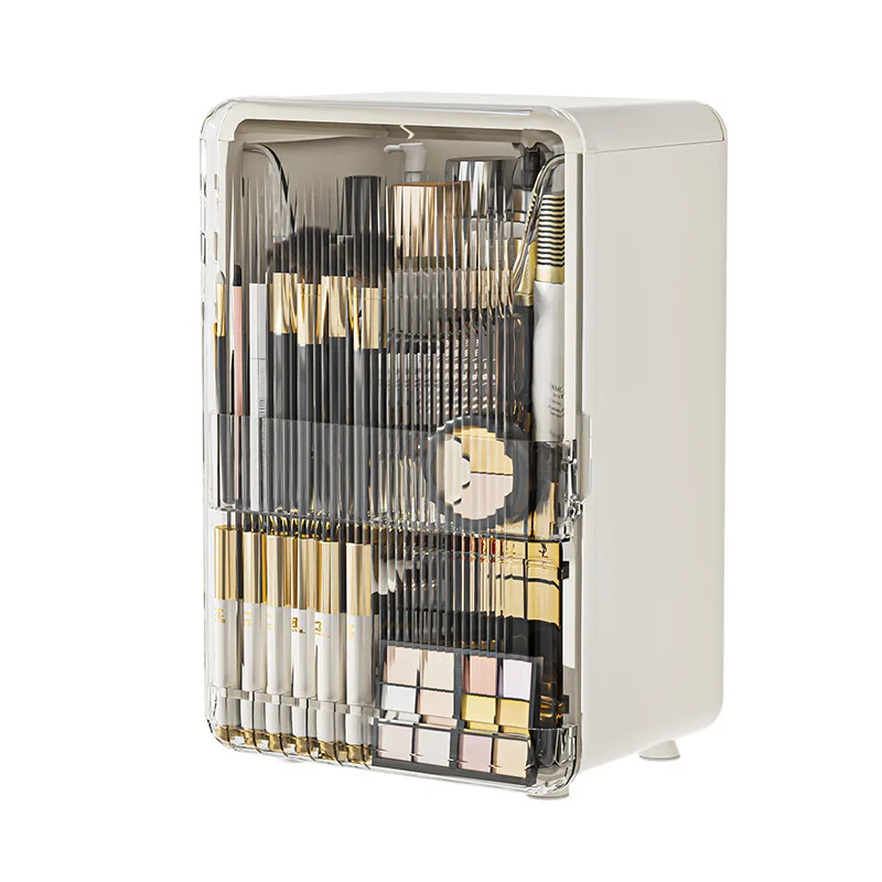 

Light Luxury Large Capacity Skin Care Products Storage Cabinet, Desktop Lipstick Box Storage, Dustproof Cosmetics Storage Box