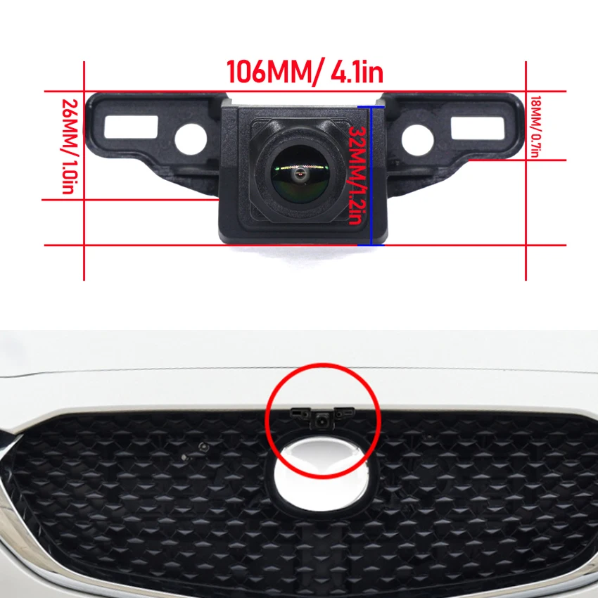 Car Logo Fitted AHD Camera For Mercedes Benz Vito Viano W205 W211 W212 W213 W164 W176 A B C E G GL SLK Class Front View Camera
