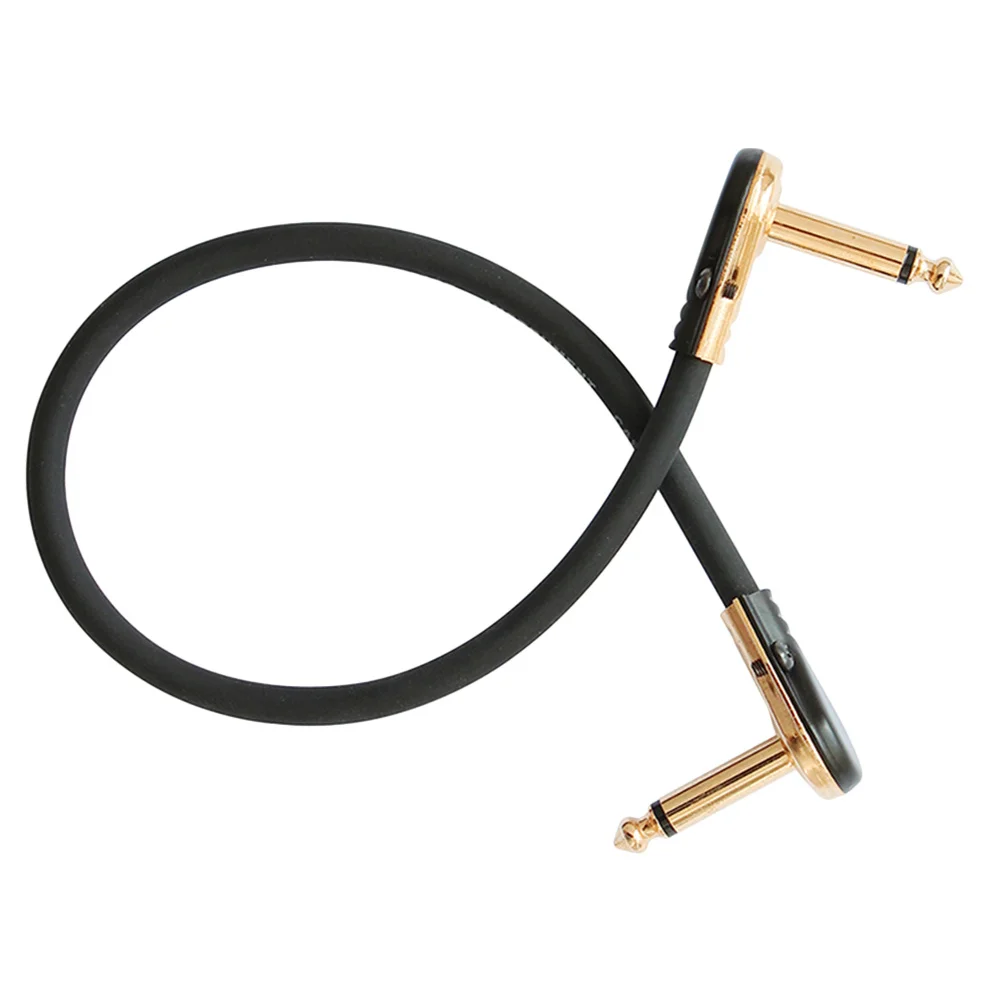 Guitar Effector Cable 30Cm Gold-Plated Copper Connection For Instrument Portable Use High-Fidelity Signal Transmission Audio