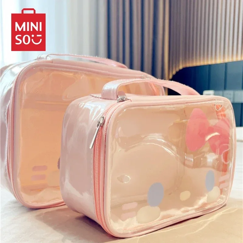 

Creative New Hello Kitty Small Fresh Makeup Bag Large Capacity Portable Handheld Storage Waterproof Travel Multiple Sizes Girl