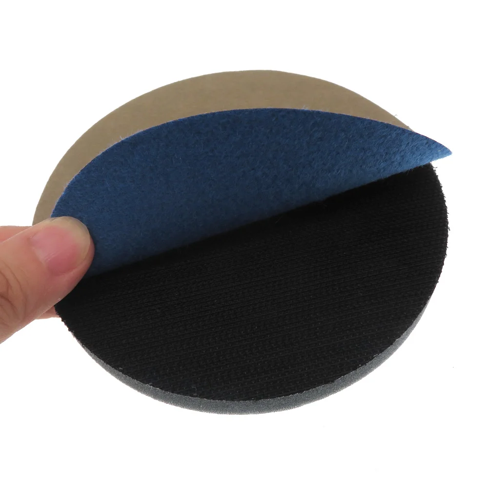 Soft Interface Pad para lixadeira, proteção de espuma de gancho e loop, disco de lixamento, polimento, suporte, 2 ", 3", 4 ", 5", 6 ", 2Pcs